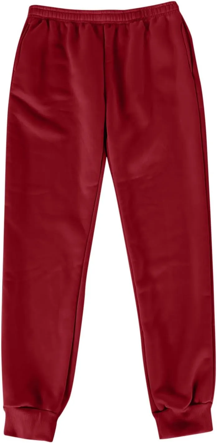 2 Pack Womens Sweatpants High Waits Jogger Pants 2024 Baggy Wide Fleece Lined Wide Leg Pants with Pockets