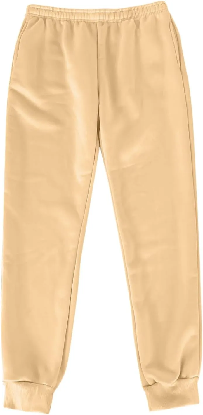 2 Pack Womens Sweatpants High Waits Jogger Pants 2024 Baggy Wide Fleece Lined Wide Leg Pants with Pockets