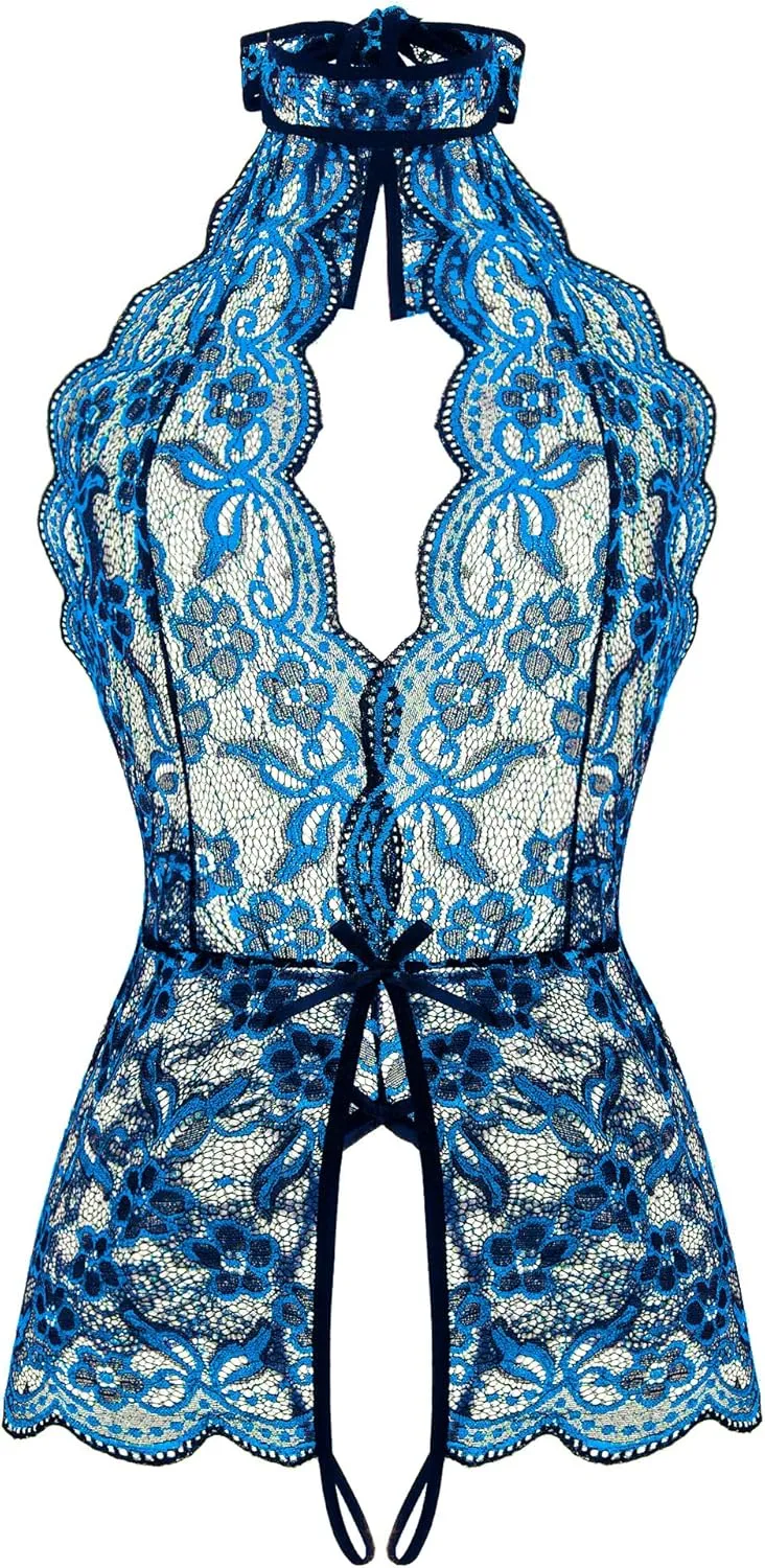 Ababoon Women One Piece Lingerie Lace Sexy Baby Dolls Teddy Sleepwear