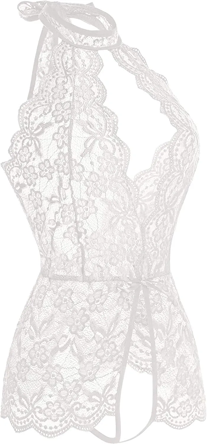 Ababoon Women One Piece Lingerie Lace Sexy Baby Dolls Teddy Sleepwear