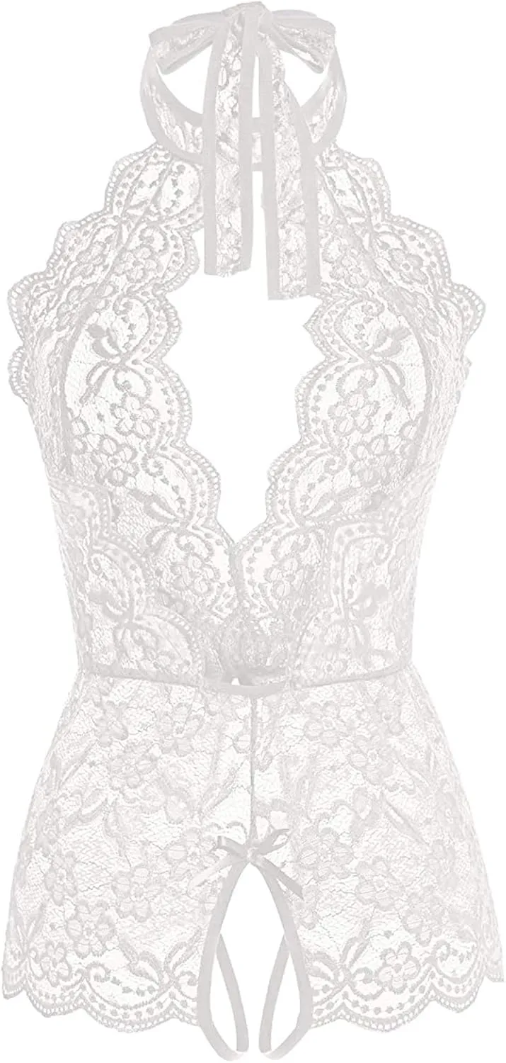 Ababoon Women One Piece Lingerie Lace Sexy Baby Dolls Teddy Sleepwear