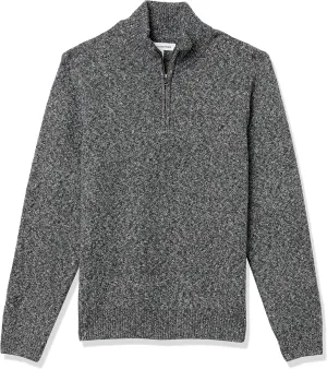 Amazon Essentials Men's Long-Sleeve Soft Touch Quarter-Zip Sweater