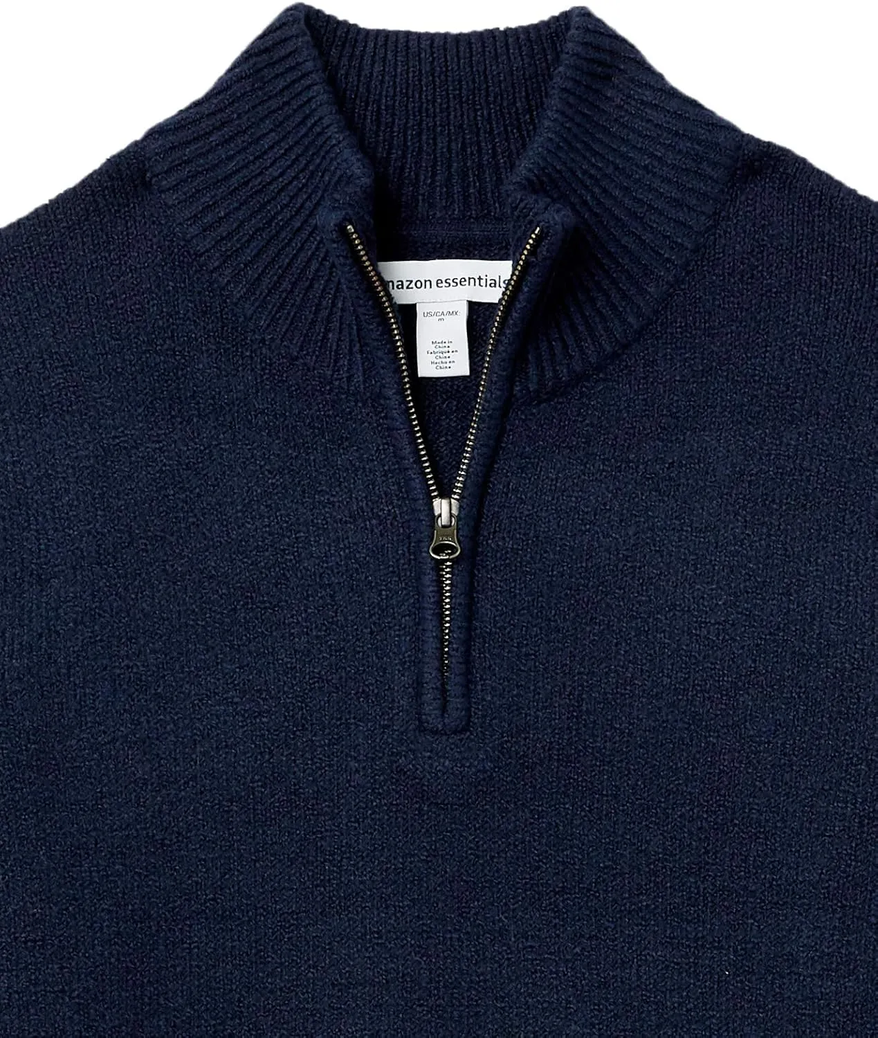 Amazon Essentials Men's Long-Sleeve Soft Touch Quarter-Zip Sweater