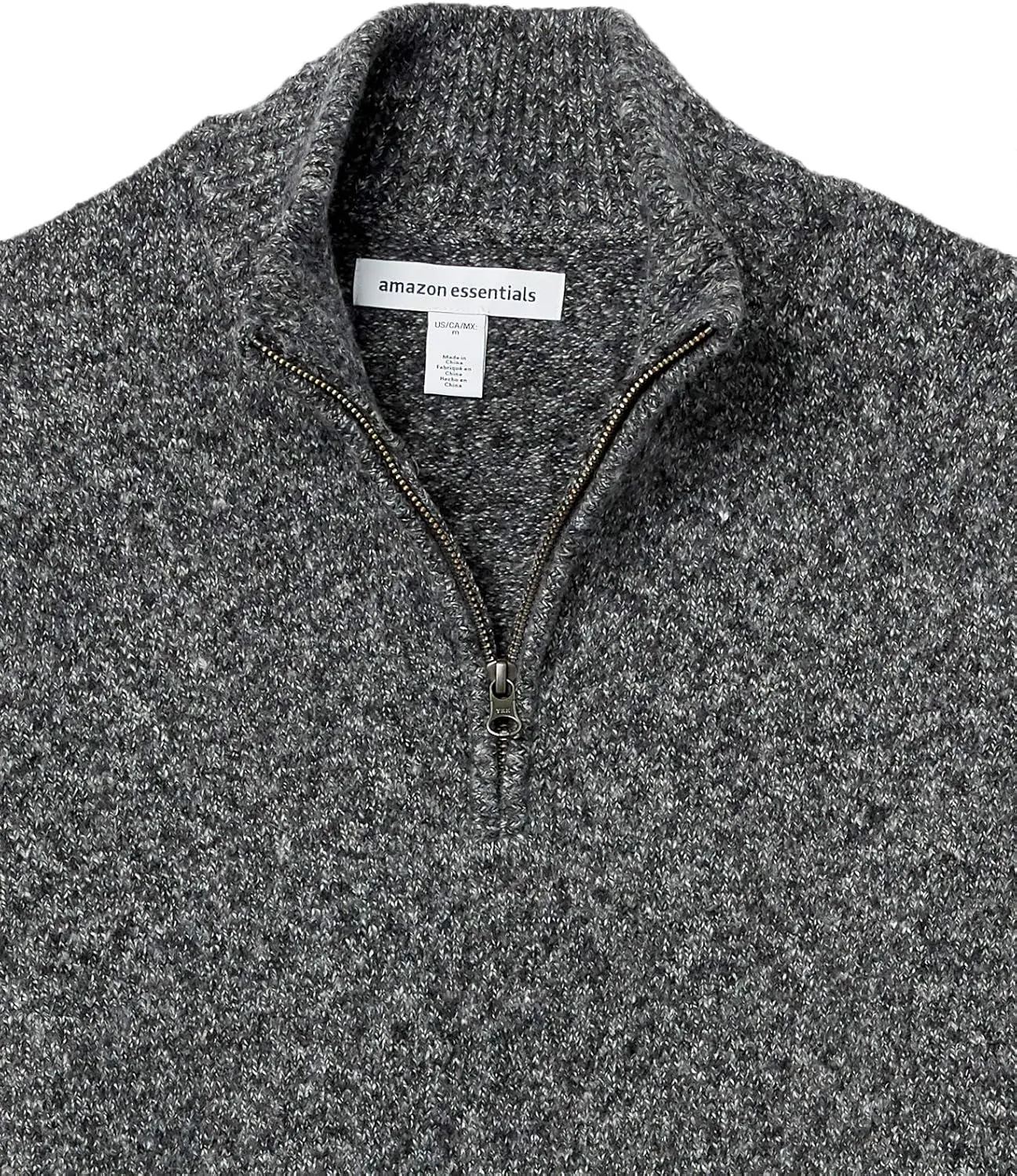 Amazon Essentials Men's Long-Sleeve Soft Touch Quarter-Zip Sweater