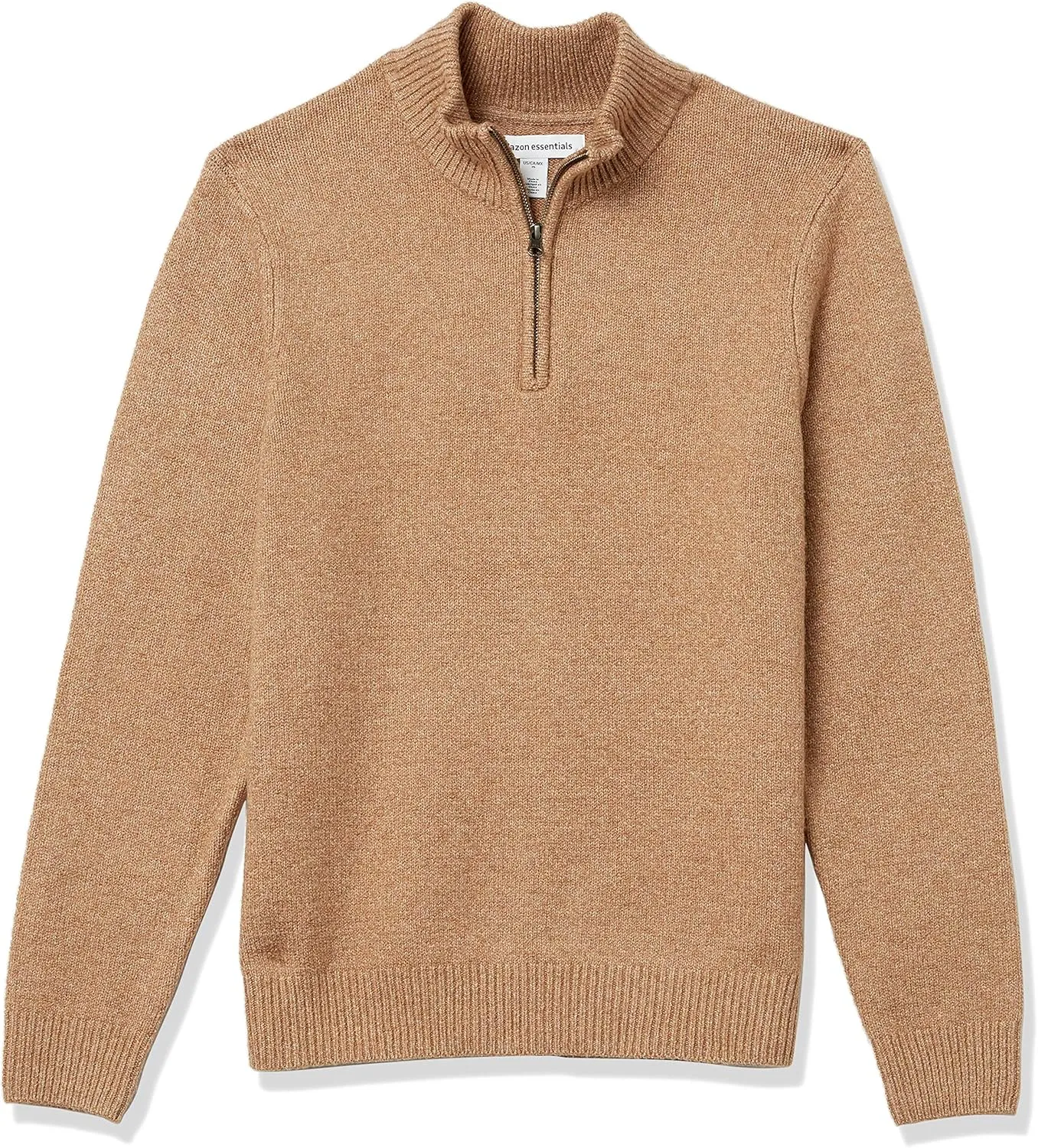 Amazon Essentials Men's Long-Sleeve Soft Touch Quarter-Zip Sweater