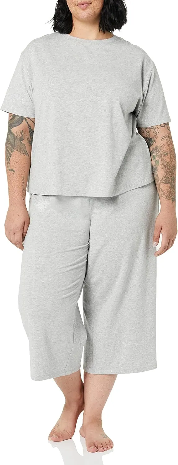 Amazon Essentials Women's Knit Jersey Pajama Set