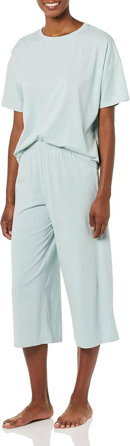Amazon Essentials Women's Knit Jersey Pajama Set