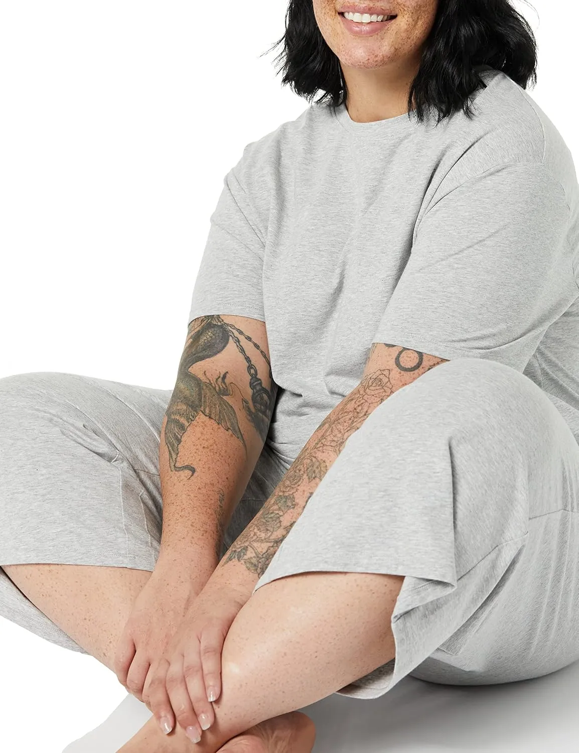 Amazon Essentials Women's Knit Jersey Pajama Set