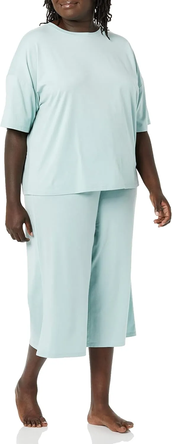 Amazon Essentials Women's Knit Jersey Pajama Set