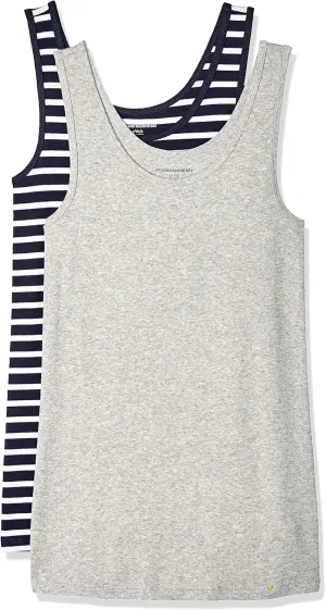Amazon Essentials Women's Slim-Fit Tank, Pack of 2
