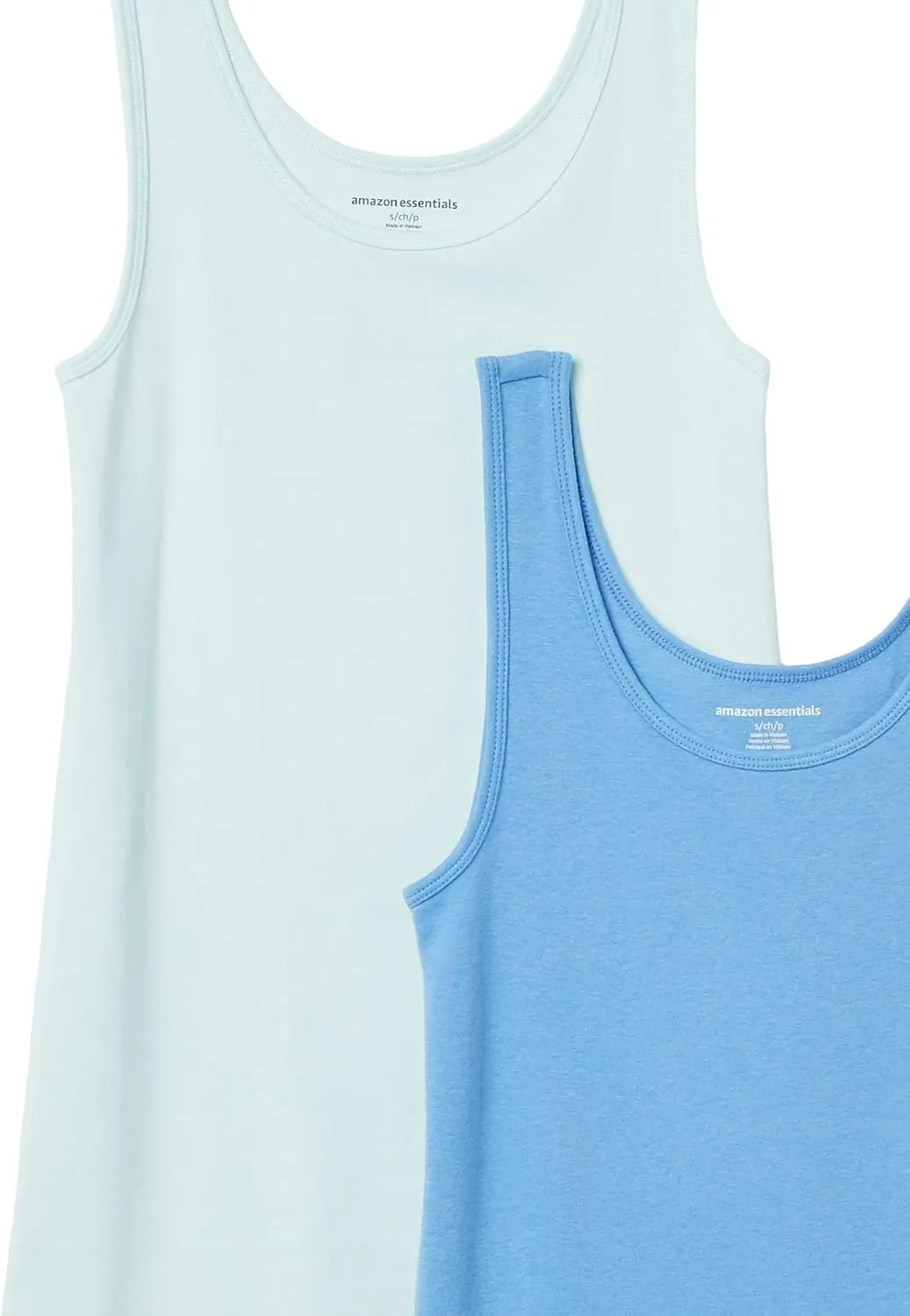 Amazon Essentials Women's Slim-Fit Tank, Pack of 2