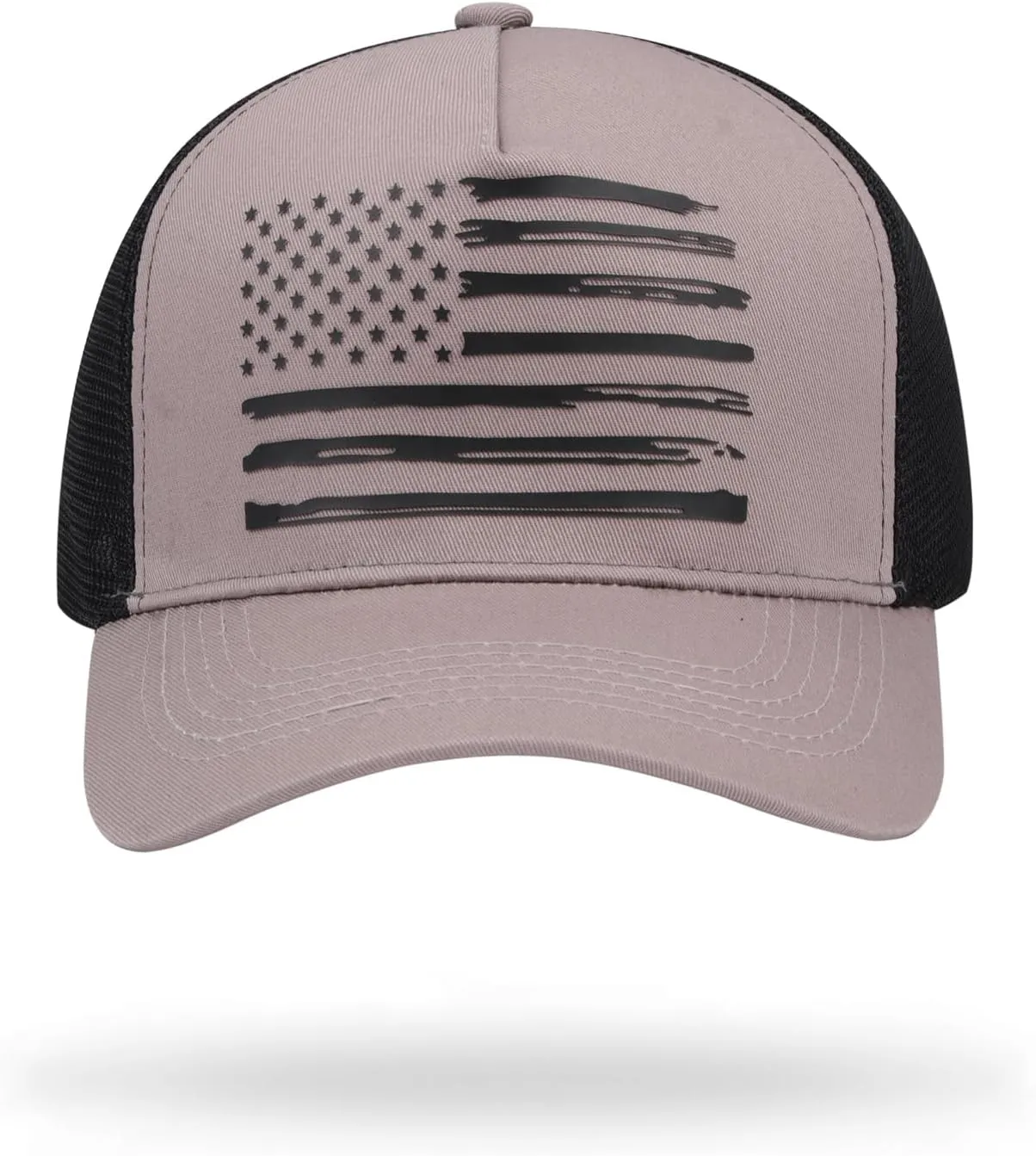 American Flag Trucker Hat Baseball Caps Snapback Hat for Men Women Breathable Mesh Side Adjustable Hats