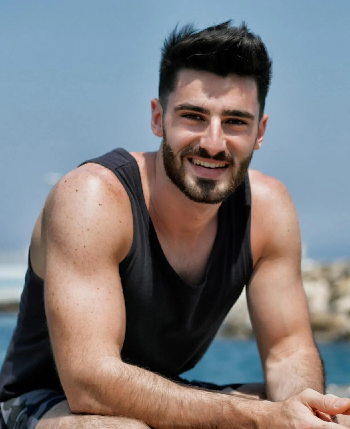 AMERICAN HEAVEN Men's 5 Pack Tank Tops | Ultra Soft Cotton Rayon Stretch Athletic Workout Tanks
