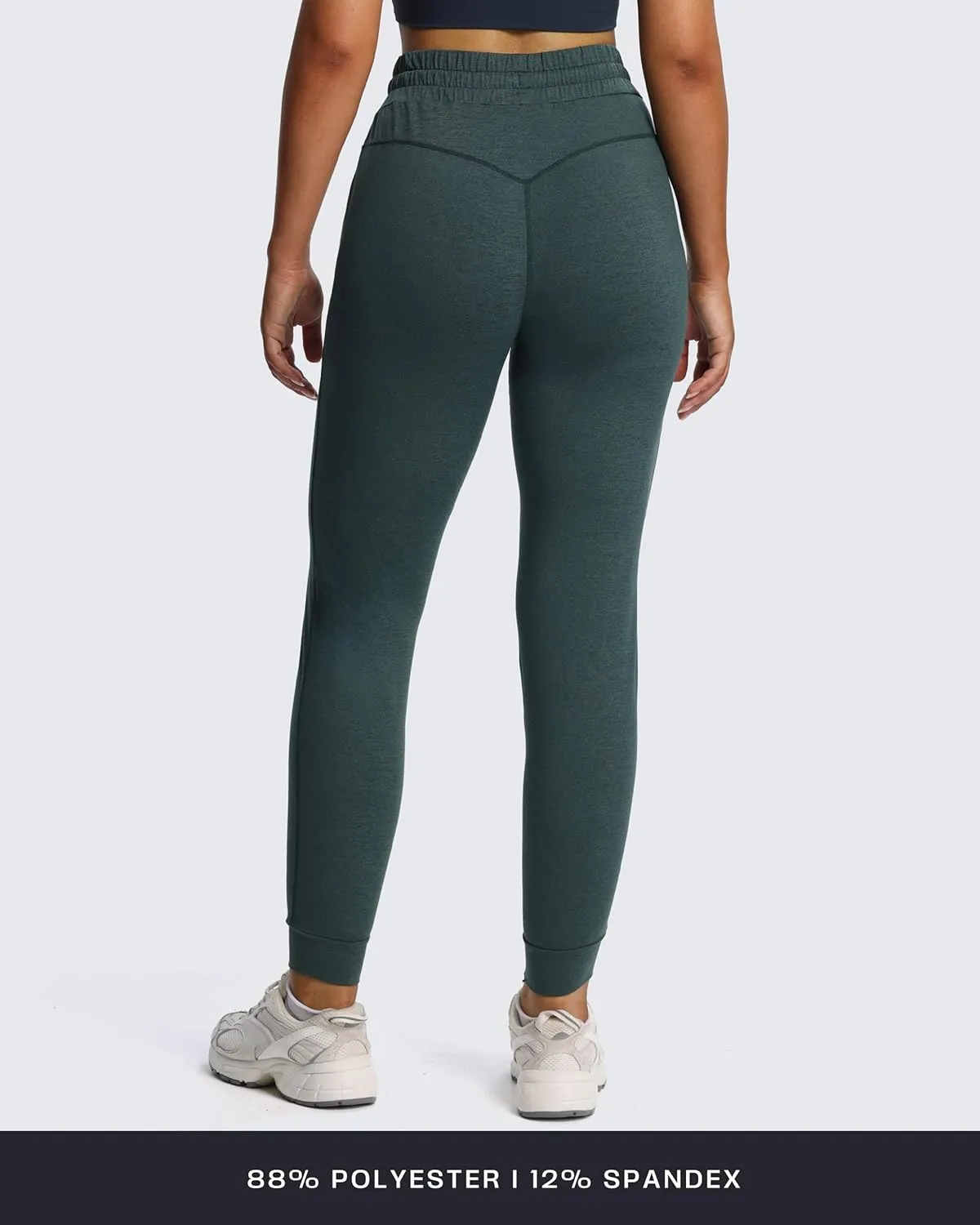 Aoxjox Sweatpants for Women Lounge Joggers with Pockets High Waisted Drawstring Running Sweatpant Lounge Pants 27.5"