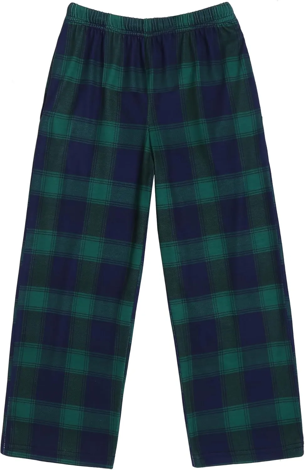 Arshiner Boys Pajama Pants 2 Pack Soft Plaid Sleepwear Kids Lounge PJ Bottoms with Pockets