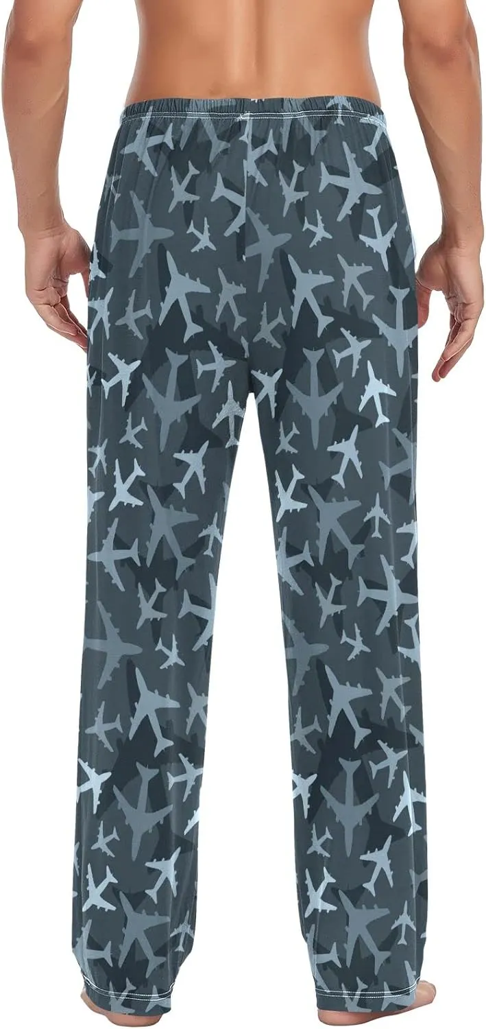 Aslsiy Mens Pajama Pants Pajama Bottoms for Men Sleep Pants Winter Lounge PJ Pants