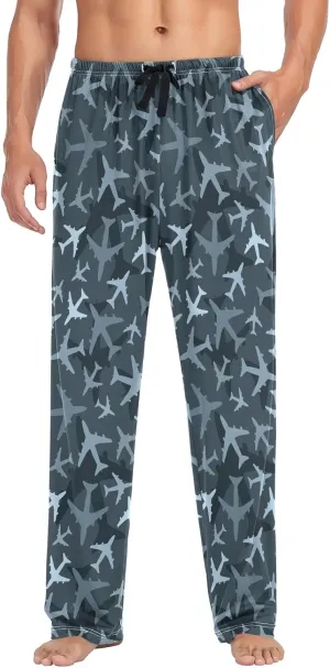 Aslsiy Mens Pajama Pants Pajama Bottoms for Men Sleep Pants Winter Lounge PJ Pants