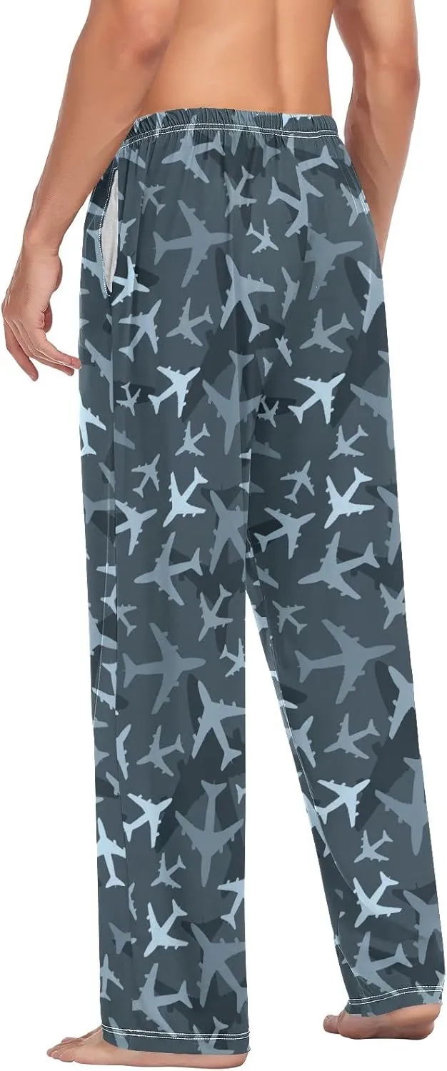 Aslsiy Mens Pajama Pants Pajama Bottoms for Men Sleep Pants Winter Lounge PJ Pants