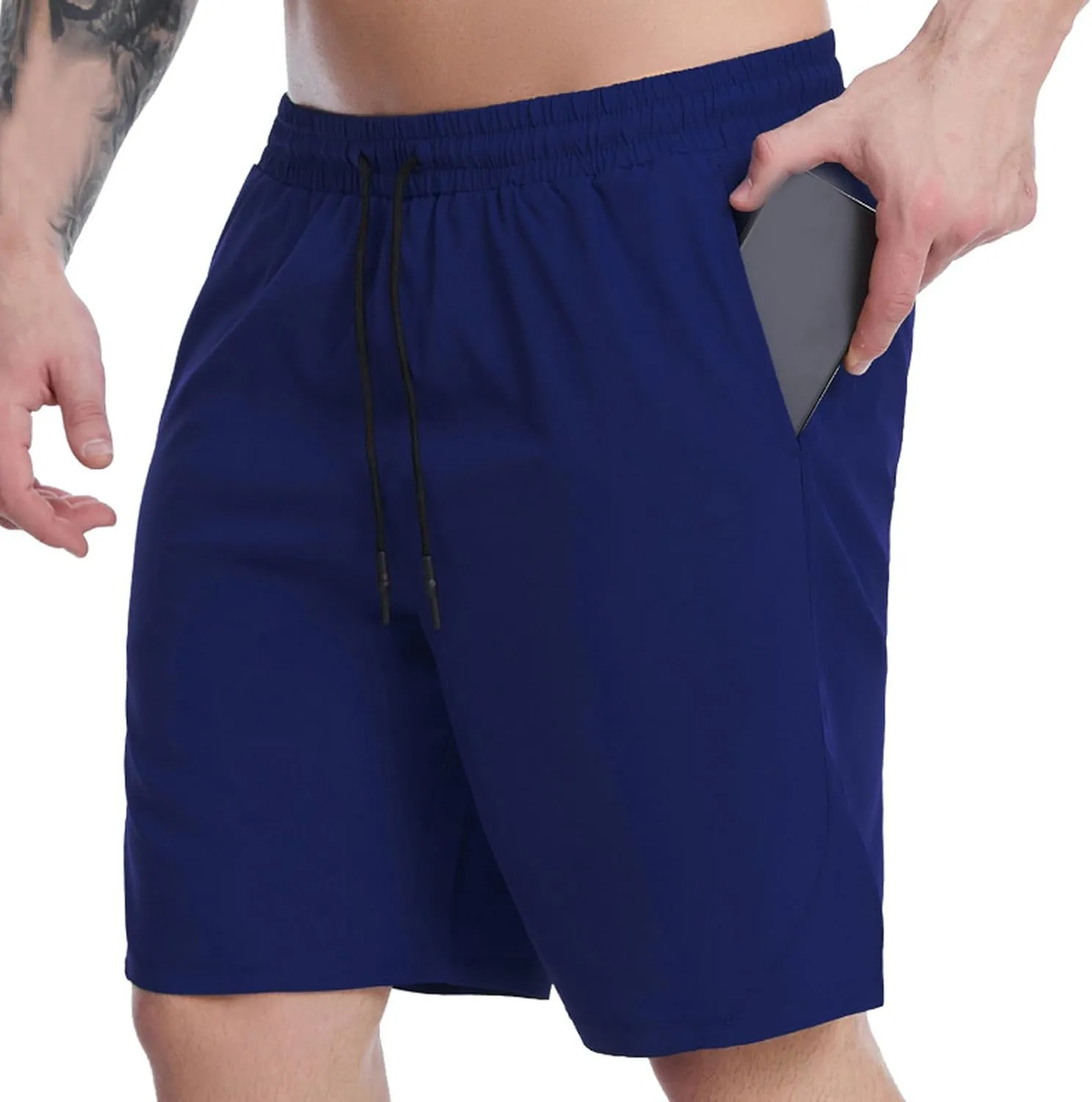 Athletic Shorts for Men Workout Running Shorts Sports Training Quick Dry Lightweight Performance Shorts with Pockets