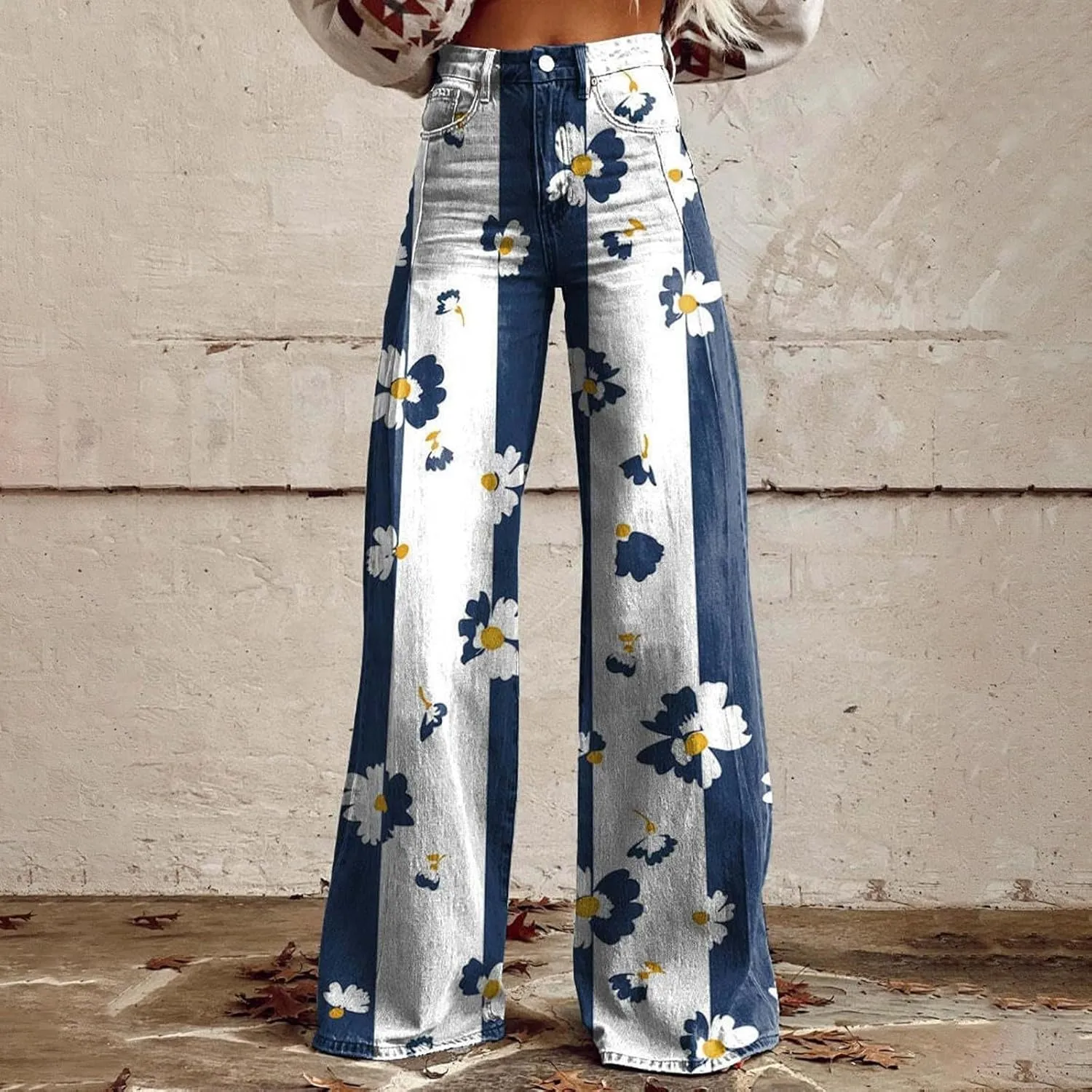 Baggy Jeans for Women 2025 Trendy Wide Leg Boyfriend Pants Y2k Streetwear Hippie Clothes Denim Outfit Western Wear