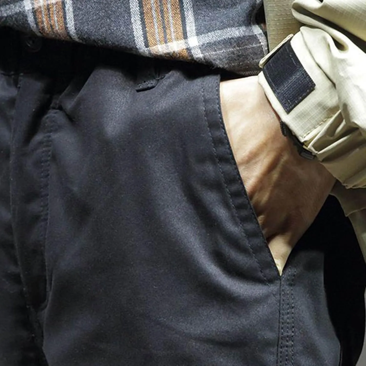 Baggy Jogger Pants for Men Elastic Waist Solid Sweatpants Classic Sherpa Lined Winter Warm Straight Fleece Pants