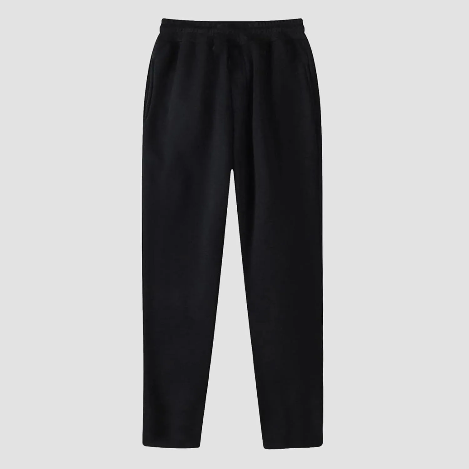 BIFUTON Sweat Pants for Mens Big and Tall Straight Leg Joggers Drawstring Fleece Lined Pants Men Winter Pants Workout Pants