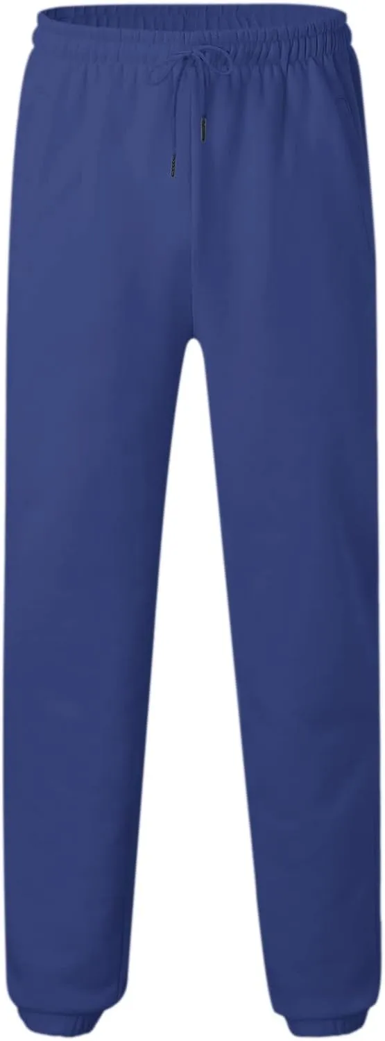 Big and Tall Sweatpants for Men Lightweight Joggers Quick Dry Warm Sherpa Lined Athletic Sweatpants Winter Drawstring