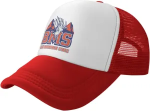 BMS - Blue Mountain State Breathable Mesh Hat with Team Logo Fashion Trucker Hats Adjustable Baseball Cap