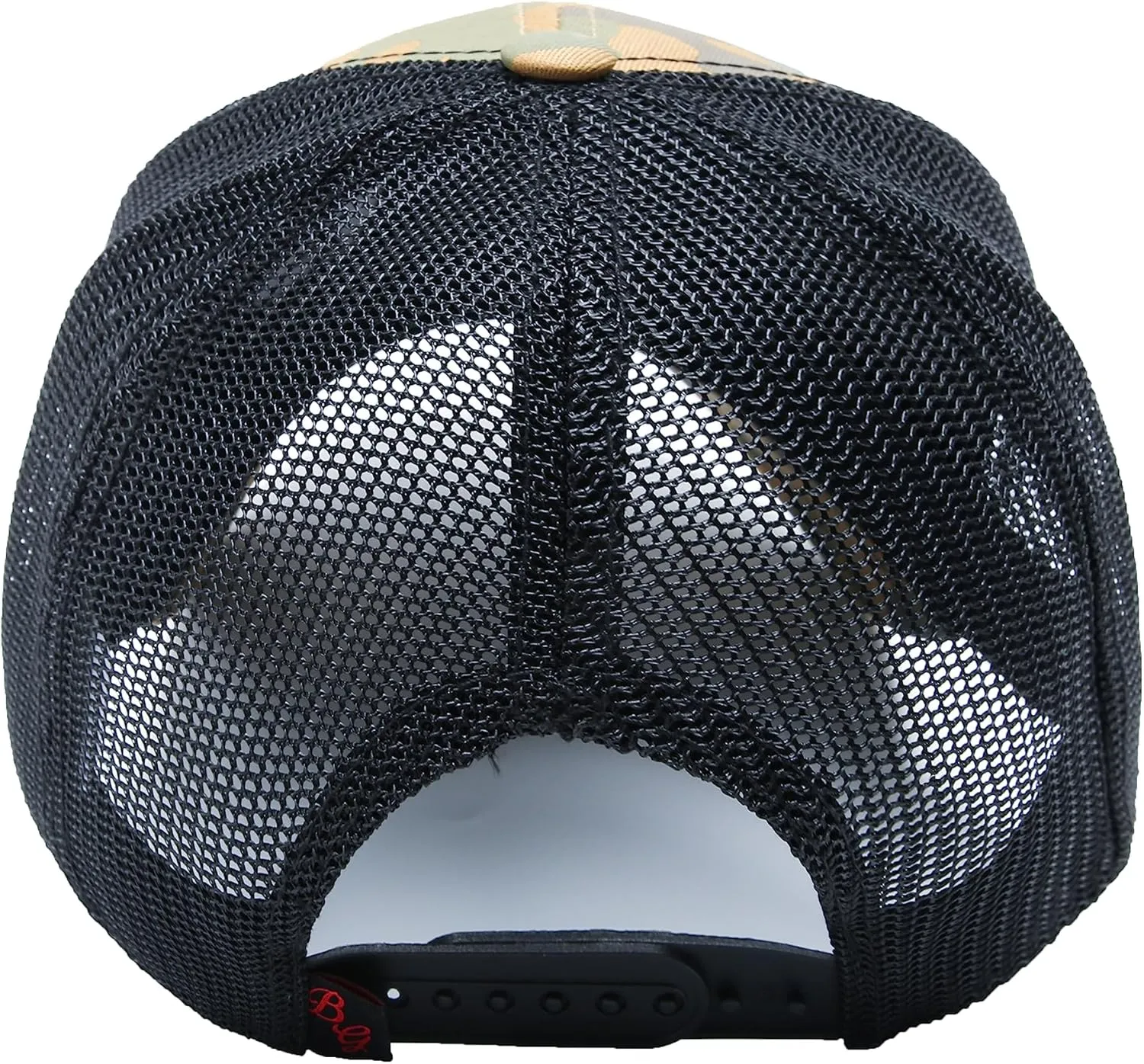 Breathable Mesh Side Embroidered Black Baseball Cap for Outdoor Activities - Men's Snapback Trucker Hat