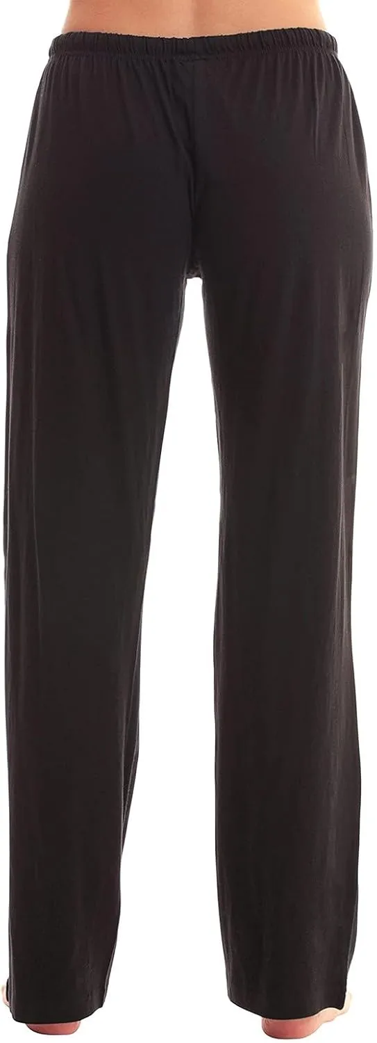 Buffalo Plaid Pajama Pants Women Soft Drawstring Comfy Wide Leg Lounge Pants Elastic Waist Loose Casual Loungewear