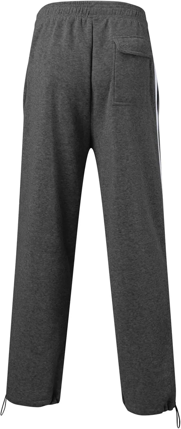 Camo Pants for Men, Casual Soldi Color Cargo Pants, Trendy Stretch Elastic Waist Tapered Climbing Trousers with Pockets