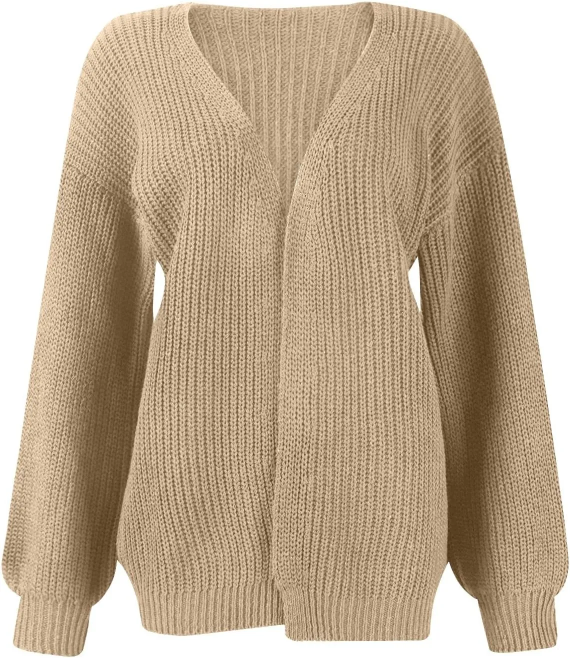 Cardigan Sweaters for Women Chunky Knit Open Front Cardigan Long Oversized Batwing Lightweight Sweaters Loungewear