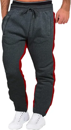 Cargo Pants for Men Big and Tall Performance Open Bottom Workout Quick Dry Pants for Athletic Jogging Training Casual