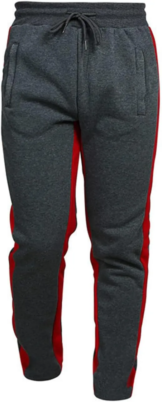Cargo Pants for Men Big and Tall Performance Open Bottom Workout Quick Dry Pants for Athletic Jogging Training Casual