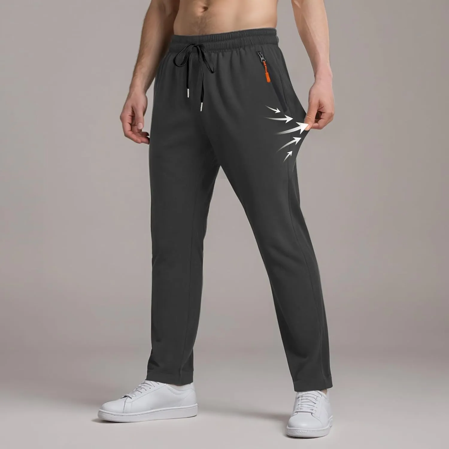 Cargo Pants Multipants - High Stretch Multi-Pocket Durable Sweatpants, Elastic Waist Comfort Fit Stretch Cargo Trousers