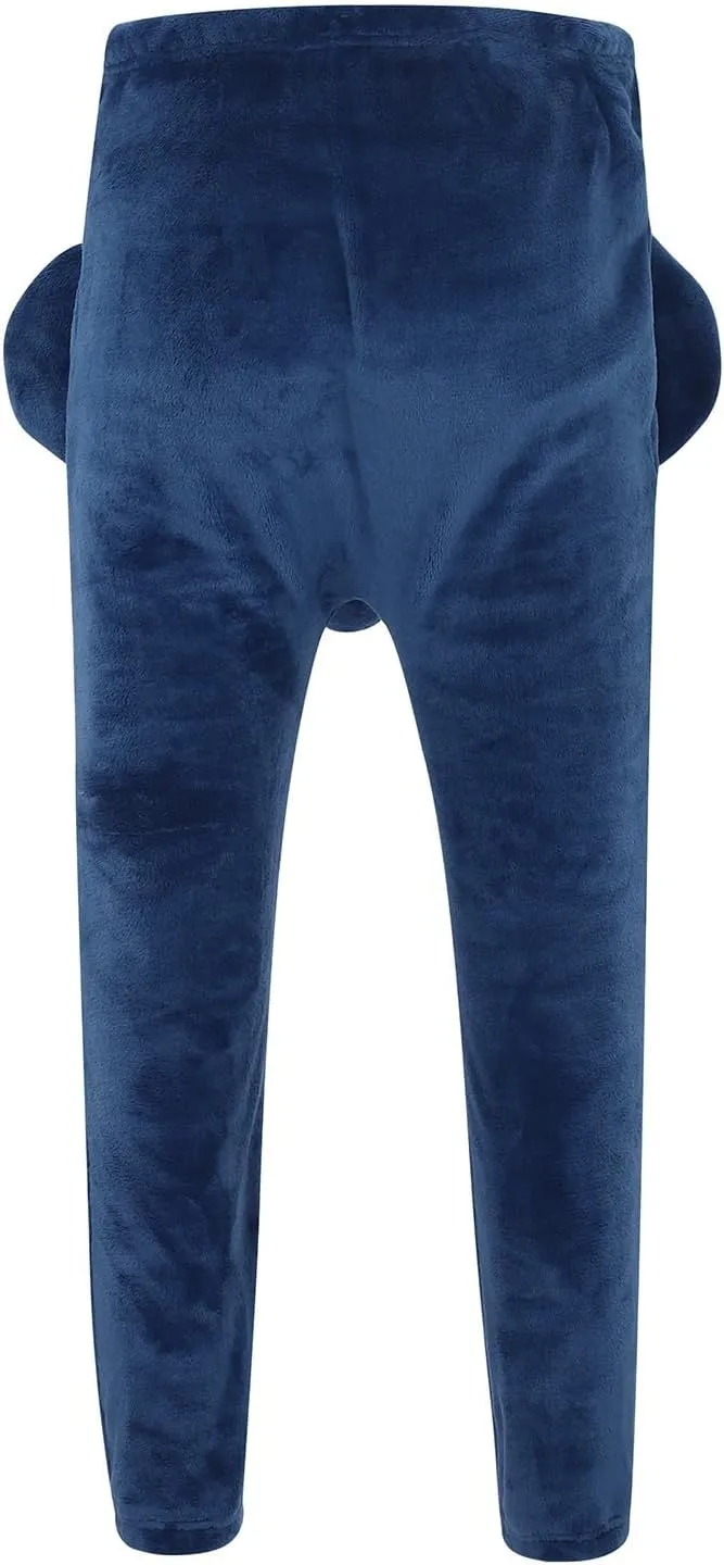 Cartoon Elephant Pants Cute Animal Pants Big Nose and Ears Unisex Soft Elephant Homewear Sleepwear