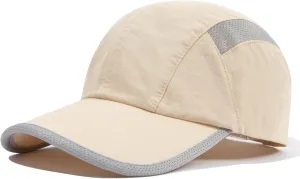 CLAPE Sun Protection Sport Hats Lightweight Breathable Mesh Unstructured Baseball Hat Adjustable Quick Dry Running Hat