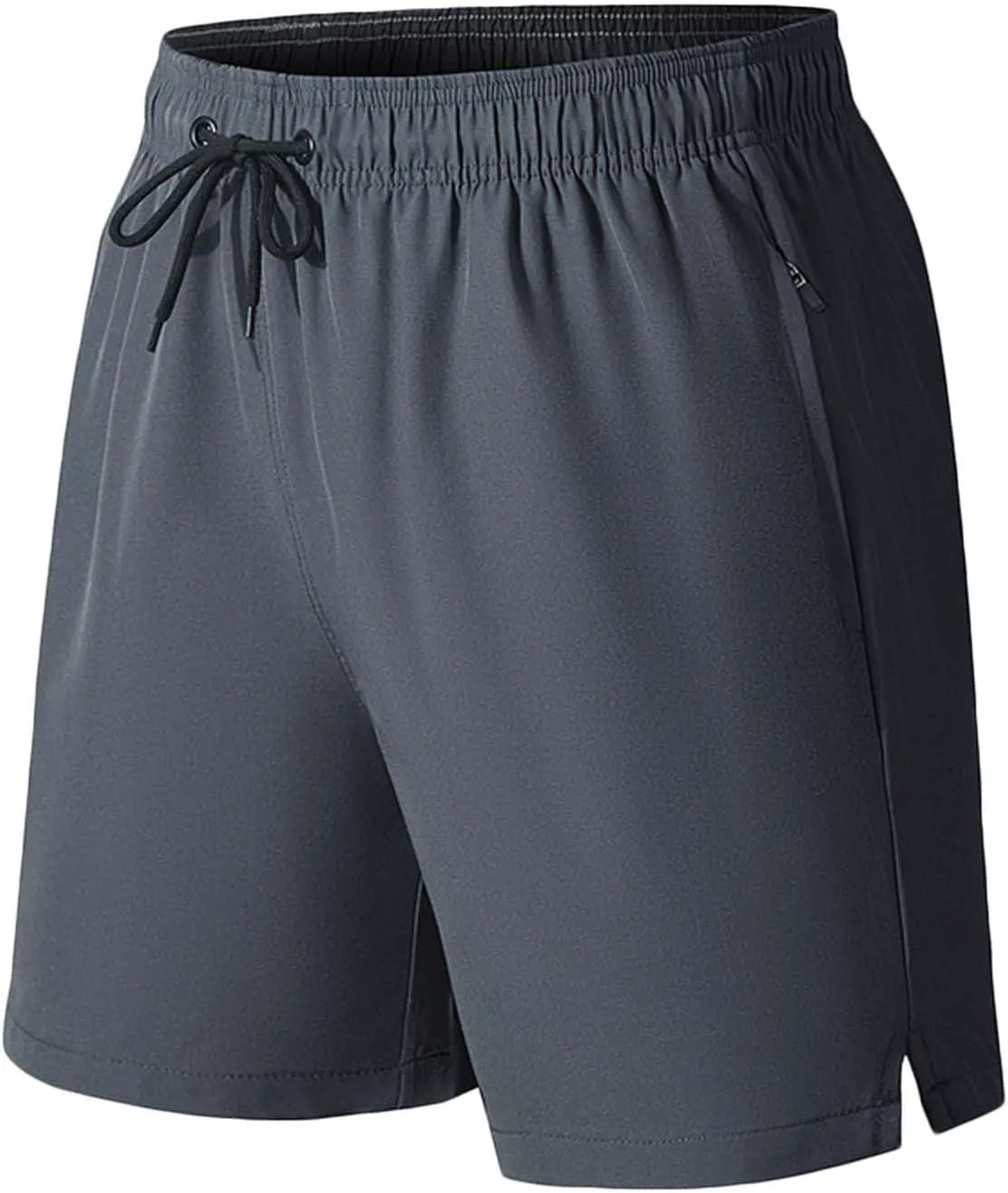 Dademeo Men Athletic Running Shorts Gym Workout Fitness Elastic Waist Shorts Lined Quick-Dry Breathable Cozy Sports Shorts