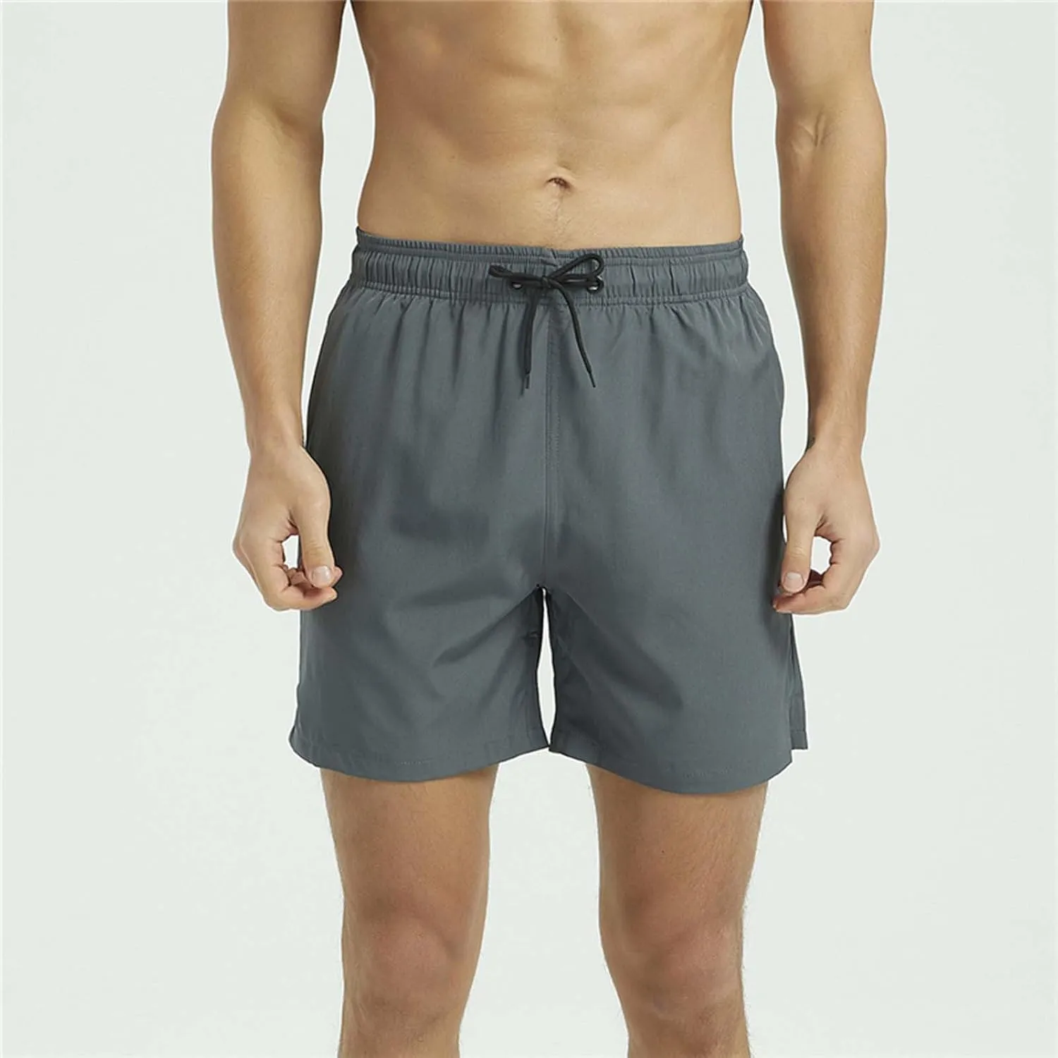 Dademeo Men Athletic Running Shorts Gym Workout Fitness Elastic Waist Shorts Lined Quick-Dry Breathable Cozy Sports Shorts