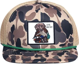 EDTREK Outdoorsman Pro Trucker Breathable Mesh Performance Cap - Flat Brim Snapback Hat