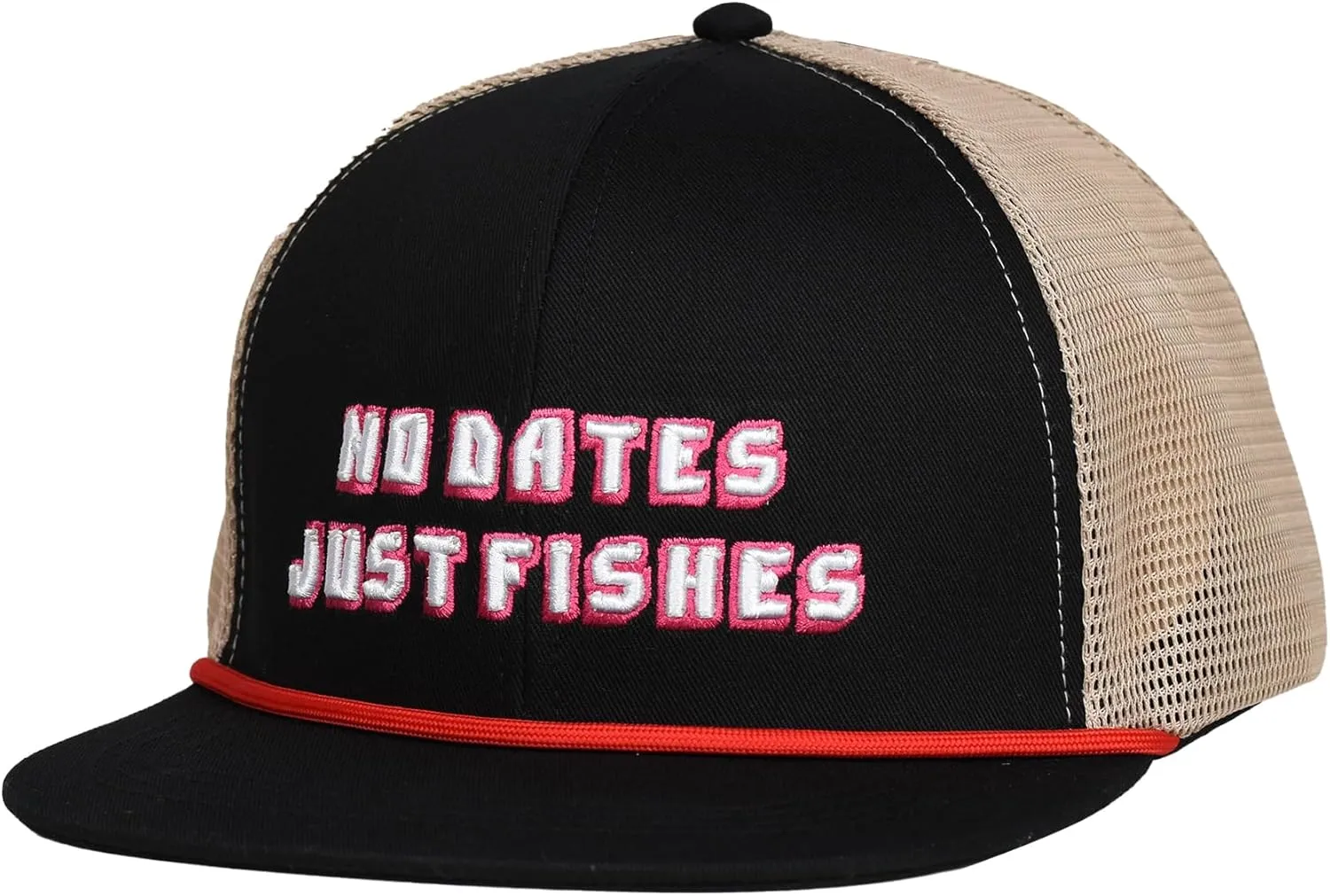 EDTREK Outdoorsman Pro Trucker Breathable Mesh Performance Cap - Flat Brim Snapback Hat