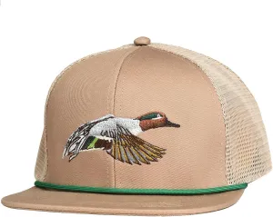 EDTREK Outdoorsman Pro Trucker Breathable Mesh Performance Cap - Flat Brim Snapback Hat