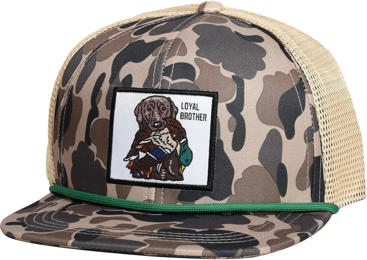 EDTREK Outdoorsman Pro Trucker Breathable Mesh Performance Cap - Flat Brim Snapback Hat