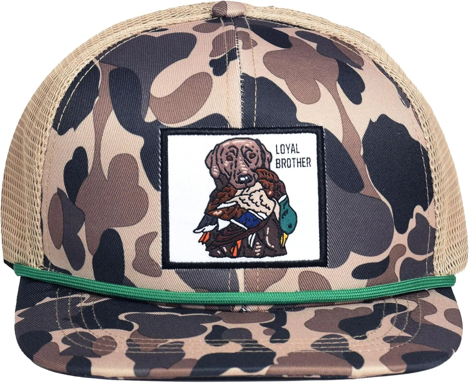 EDTREK Outdoorsman Pro Trucker Breathable Mesh Performance Cap - Flat Brim Snapback Hat