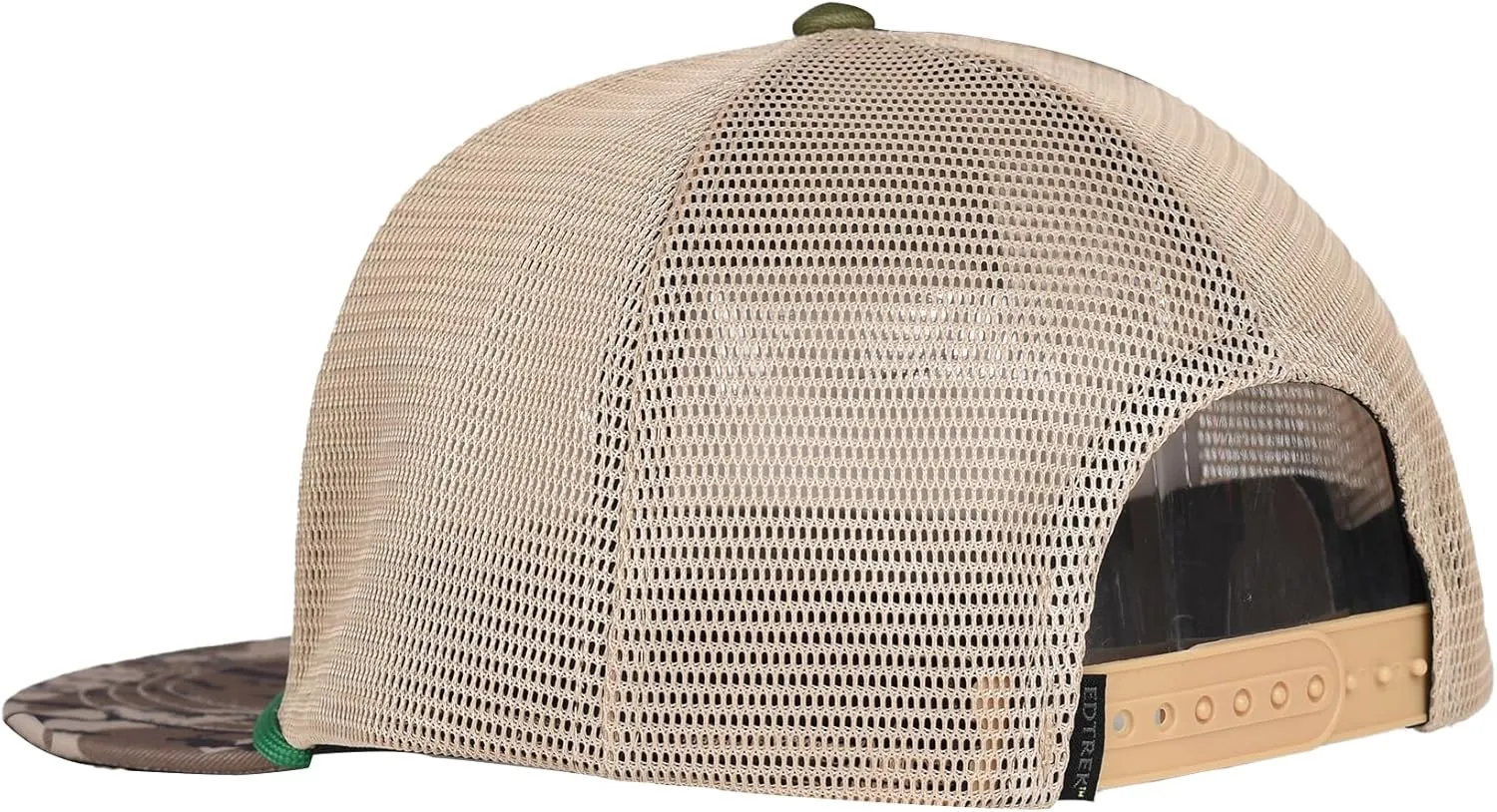 EDTREK Outdoorsman Pro Trucker Breathable Mesh Performance Cap - Flat Brim Snapback Hat