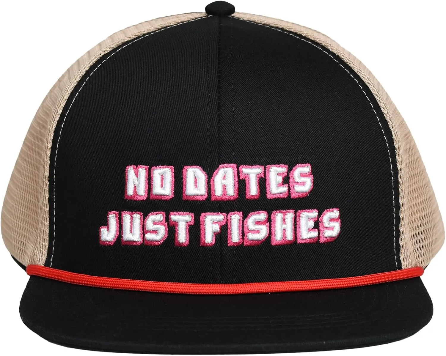 EDTREK Outdoorsman Pro Trucker Breathable Mesh Performance Cap - Flat Brim Snapback Hat