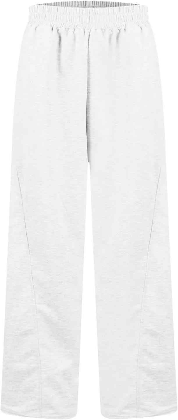 Fleece Sweatpants Women Comfy Soft High Waisted Joggers Baggy Sweatpants Athletic Elastic Waist Pants