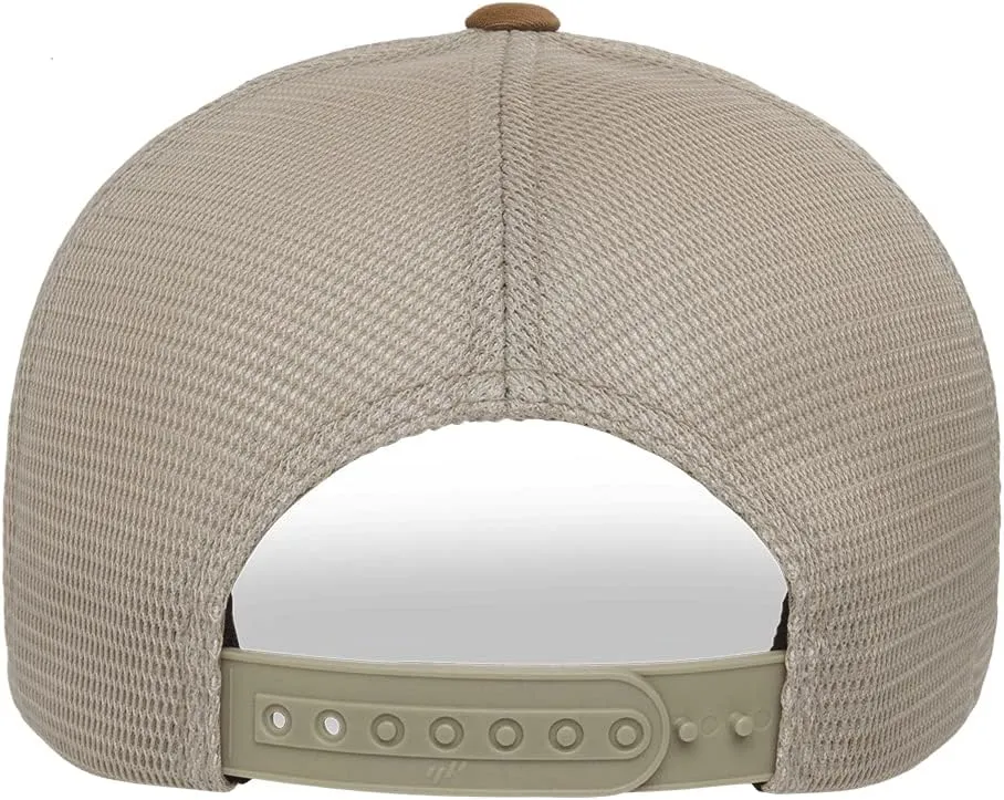 Flexfit 110M Mesh Trucker Mid-Profile Breathable Mesh Back Adjustable Snapback Cap | Bulk Pack Available