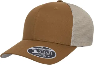 Flexfit 110M Mesh Trucker Mid-Profile Breathable Mesh Back Adjustable Snapback Cap | Bulk Pack Available