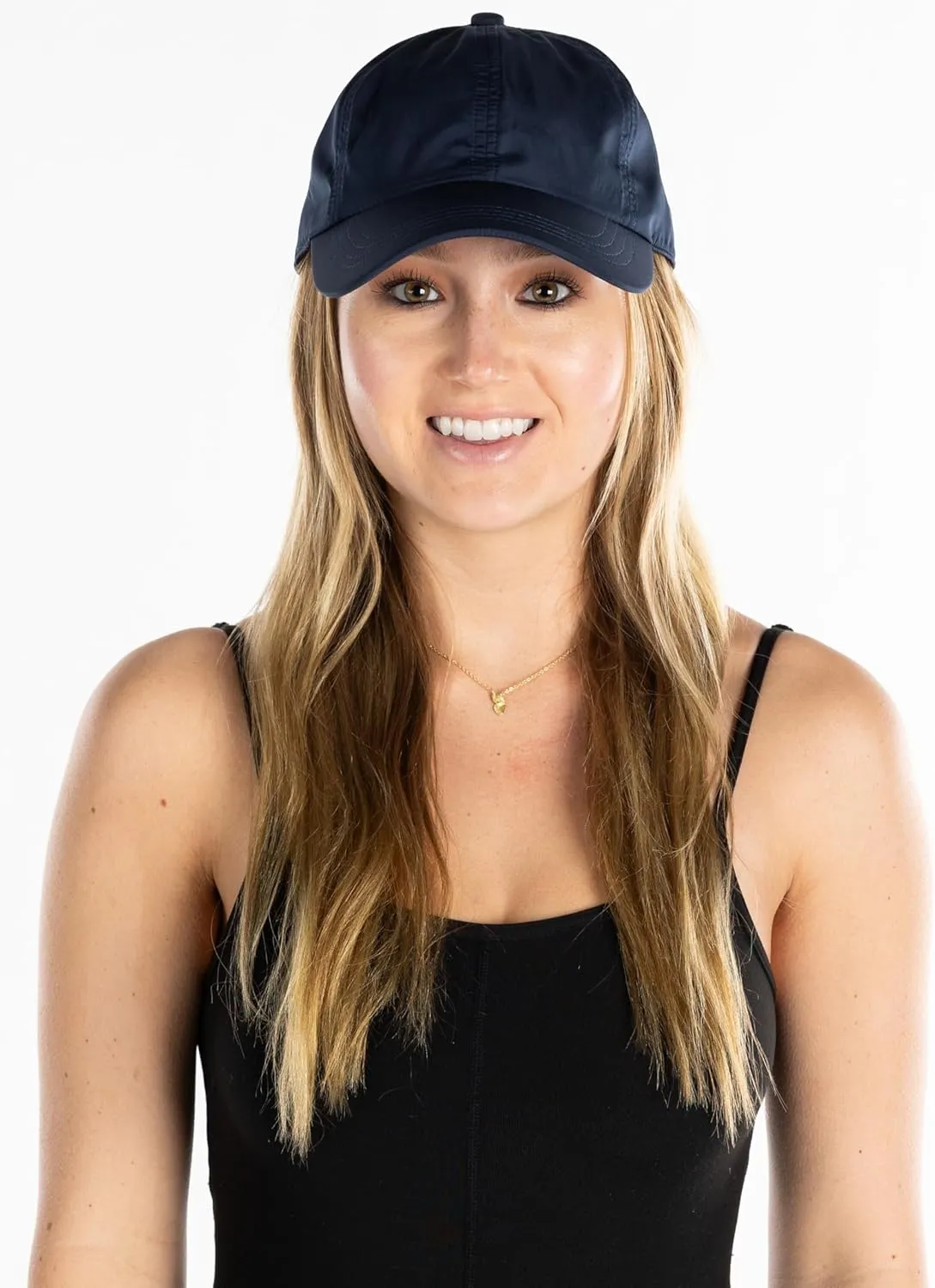 Funky Junque Women's Running Hat with Adjustable Ponytail Hole and Breathable Mesh